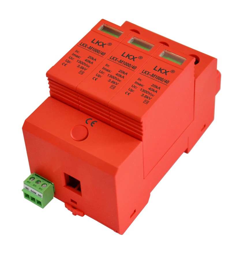 1000V直流電源防雷模塊（3片、18mm） UC1300、40kA.jpg